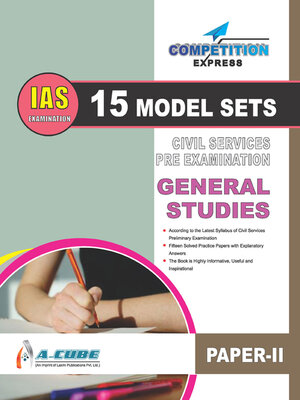 cover image of Civil Services Pre Examination General Studies